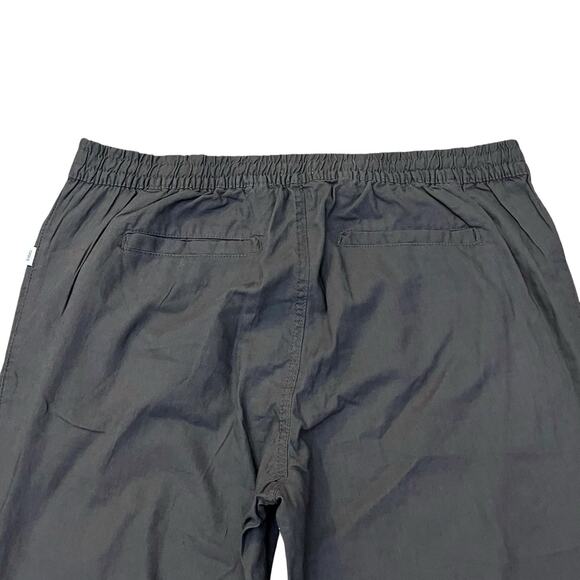 Onia Men’s Linen Blend Pants XL Straight Leg Gray Beach Boho Vacation Casual - Picture 5 of 10